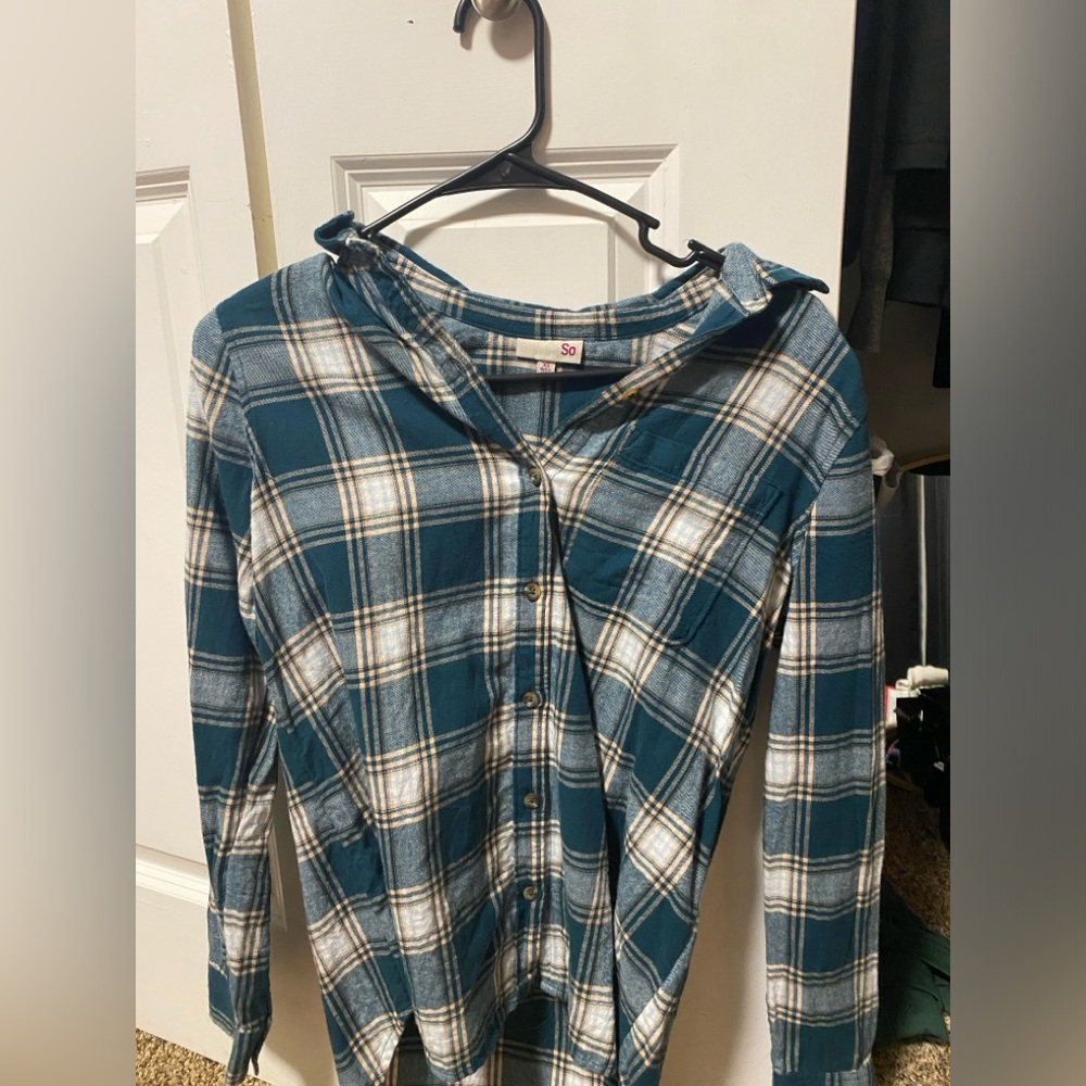 Blue/Yellow/White Flannel